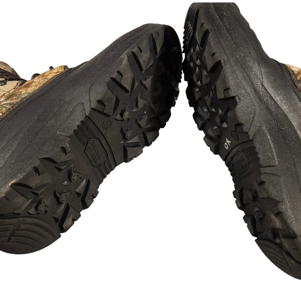 Field & Stream Mens Camo Hunting Snow Boots Insulated Rubber Shell Size 11